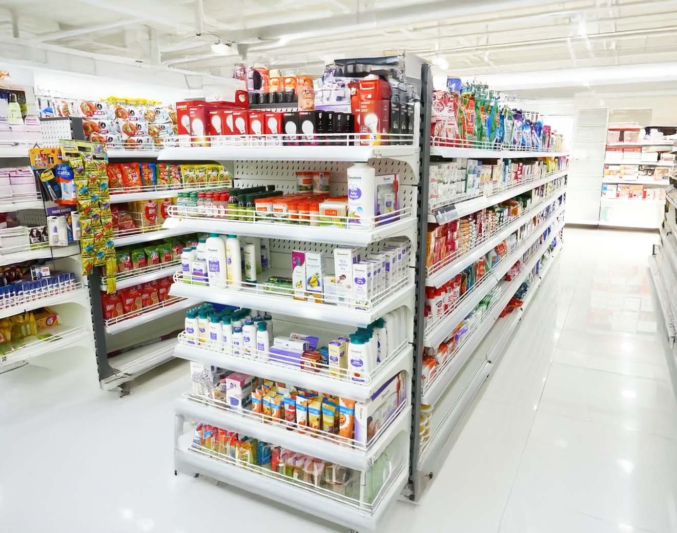 Kirana Store Rack Display